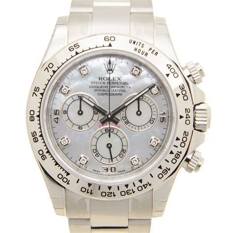 rolex daytona 18kt white gold